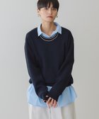 【アメリカンホリック/AMERICAN HOLIC】のスウェットライクニットプルオーバー Dark Navy|ID: prp329100004392160 ipo3291000000032031554