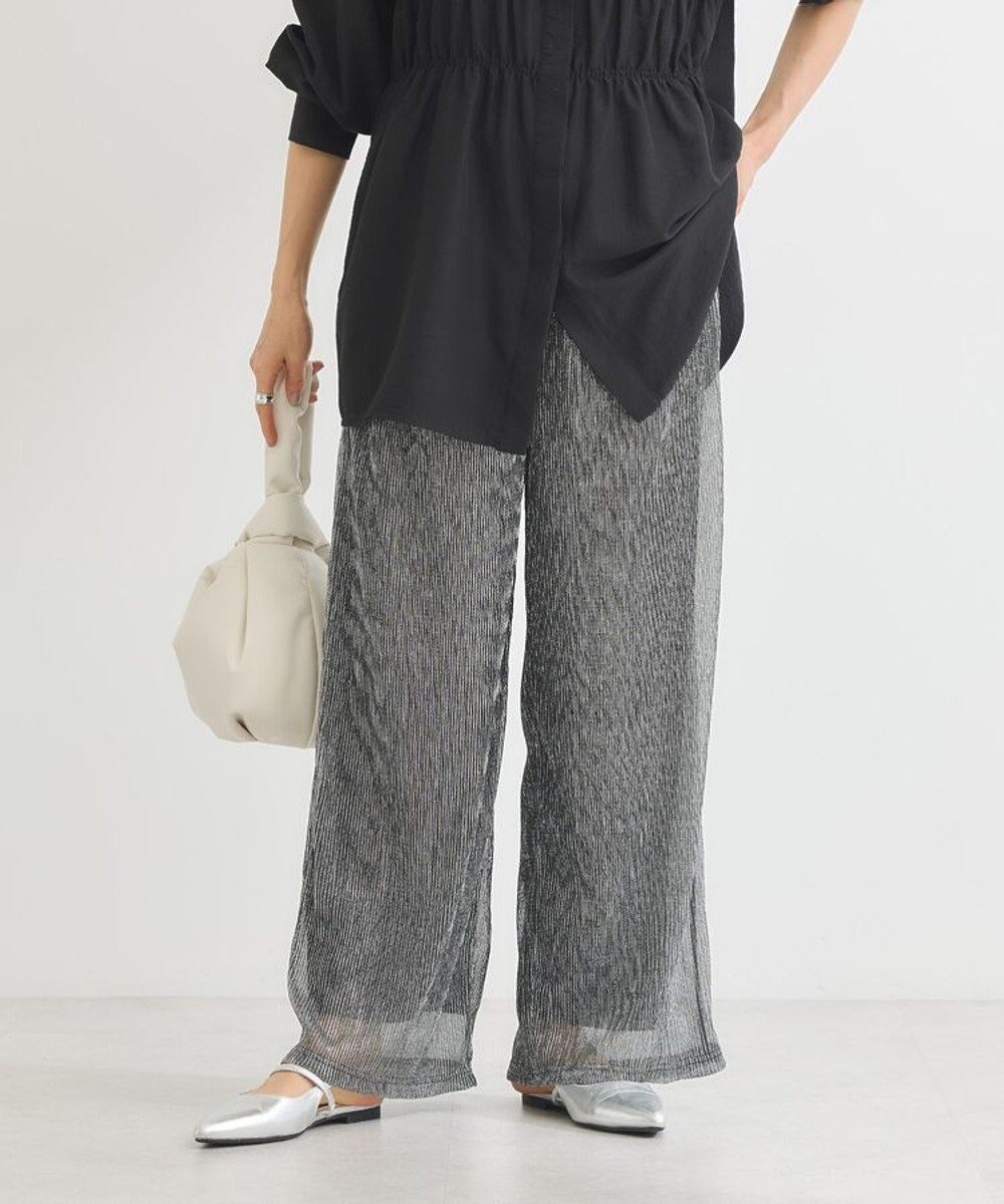 【グリーンパークス/Green Parks】の・SUGAR SPOON ラメイージーパンツ 人気、トレンドファッション・服の通販 founy(ファニー) 　ファッション　Fashion　レディースファッション　WOMEN　パンツ　Pants　おすすめ　Recommend　シアー　Sheer　シンプル　Simple　ストレッチ　Stretch　ポケット　Pocket　ロング　Long　夏　Summer　春　Spring　S/S・春夏　Ss・Spring/Summer　楽ちん　Easy　 other-1|ID: prp329100004392216 ipo3291000000032068887