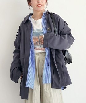 【クラフトスタンダードブティック/CRAFT STANDARD BOUTIQUE】のユーティリティーステンカラーコート 人気、トレンドファッション・服の通販 founy(ファニー) ファッション Fashion レディースファッション WOMEN アウター Coat Outerwear コート Coats ジャケット Jackets 春 Spring ジャケット Jacket なめらか Smooth フラップ Flap フロント Front ポケット Pocket ミックス Mix ミリタリー Military S/S・春夏 Ss・Spring/Summer おすすめ Recommend 夏 Summer 2025年 2025 2025春夏・S/S Ss,Spring/Summer,2025 |ID:prp329100004392365