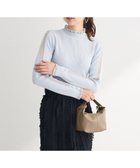 【グリーンパークス/Green Parks】の・swing by シフォンフリルリブハイネック 人気、トレンドファッション・服の通販 founy(ファニー) ファッション Fashion レディースファッション WOMEN トップス・カットソー Tops/Tshirt ニット Knit Tops NEW・新作・新着・新入荷 New Arrivals インナー Inner シフォン Chiffon セーター Sweater ハイネック High Neck フェミニン Feminine フリル Frills ポケット Pocket モチーフ Motif リブニット Rib Knit ワンポイント One Point エレガント 上品 Elegant 夏 Summer 春 Spring S/S・春夏 Ss・Spring/Summer thumbnail Gray|ID: prp329100004392392 ipo3291000000030710357