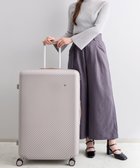 【エースバッグズアンドラゲッジ/ACE BAGS & LUGGAGE】のHaNT ココント スーツケース 97L 05516 ハント 人気、トレンドファッション・服の通販 founy(ファニー) ファッション Fashion レディースファッション WOMEN スーツ Suits シルバー Silver スタンダード Standard プリント Print ポケット Pocket メタル Metal メッシュ Mesh 再入荷 Restock/Back In Stock/Re Arrival おすすめ Recommend 旅行 Travel スーツケース キャリーケース Suitcase thumbnail フォグ・モーブ|ID: prp329100004393722 ipo3291000000030719861