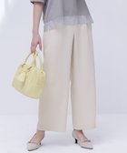 【エニィ スィス/any SiS】の【撥水・接触冷感・UVカット】コンフォートイージー ワイドパンツ アイボリー|ID: prp329100004393743 ipo3291000000035340714