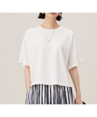 【自由区/JIYU-KU】の【接触冷感・UVカット・吸水速乾・抗菌防臭・洗える】ハイカウントクロップド丈 Tシャツ 人気、トレンドファッション・服の通販 founy(ファニー) ファッション Fashion レディースファッション Fashion for Women トップス・カットソー Cut & Sew Tops シャツ・ブラウス・オフィスカジュアル Elegant Blouses & Button-Ups ロングTシャツ・Tシャツ Longline T-Shirts & Tees カットソー・ベーシックTシャツ Cut-and-Sewn Tops / Stretch Tees & Basics おすすめ Recommended / Our Picks カットソー Cut and Sewn Top クロップド Cropped, Short Length コンパクト Compact, Small Size シンプル Simple, Minimal ストレッチ Stretch, Stretchy Fabric ベーシック Basic, Essential ワイド Wide, Wide Fit 吸水 Absorbent, Quick-Dry 夏 Summer 抗菌 Antibacterial, Bacteria-Resistant 春 Spring S/S・春夏 SS, Spring/Summer, Warm Season 洗える Machine Washable 軽量 Lightweight, Ultra Light thumbnail オフ|ID: prp329100004393748 ipo3291000000033711172