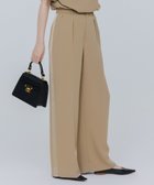 【自由区/JIYU-KU】の【SHIHOさんコラボ・洗える】バックサテンジョーゼットワイド パンツ モカ|ID: prp329100004393750 ipo3291000000032643103