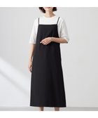 【ジェイ プレス/J.PRESS】の【洗える】バックサテンジョーゼット キャミワンピース ブラック系|ID: prp329100004393896 ipo3291000000031877382