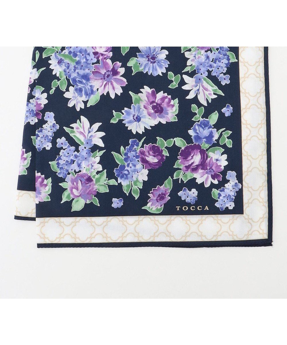 【トッカ/TOCCA】のROMANTIC GARDEN HANDKERCHIEF ハンカチ インテリア・キッズ・メンズ・レディースファッション・服の通販 founy(ファニー) 　ファッション　Fashion　レディースファッション　WOMEN　財布　Wallets　おすすめ　Recommend　エレガント 上品　Elegant　ギフト プレゼント　Gift Present　タオル　Towel　ハンカチ　Handkerchief　ハンド　Hand　パターン　Pattern　定番　Standard　財布　Wallet　ネイビー系|ID: prp329100004393900 ipo3291000000032199707