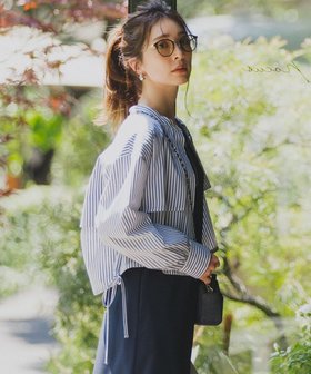 【エニィ スィス/any SiS】の【UVカット・接触冷感・速乾】クロップトヨークハオリ シャツ 人気、トレンドファッション・服の通販 founy(ファニー) ファッション Fashion レディースファッション Fashion for Women トップス・カットソー Cut & Sew Tops シャツ・ブラウス・オフィスカジュアル Elegant Blouses & Button-Ups インナー Innerwear ウォッシャブル Machine Washable 春 Spring カフス Cuff Design ストレッチ Stretch, Stretchy Fabric テーパード Tapered, Tapered Pants デニム Denim, Jeans Material バランス Balance, Style Balance フェミニン Feminine, Girly フォルム Silhouette, Form ブルゾン Blouson, Bomber Jacket ボトム Bottoms, Lower Wear ロング Long, Long-Length ワイド Wide, Wide Fit S/S・春夏 SS, Spring/Summer, Warm Season おすすめ Recommended / Our Picks 夏 Summer 新作・新入荷 New Arrivals / New In |ID:prp329100004393979