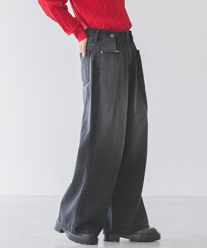 【アメリカンホリック/AMERICAN HOLIC】のタックワイドデニム インテリア・キッズ・メンズ・レディースファッション・服の通販 founy(ファニー) https://founy.com/ ファッション Fashion レディースファッション WOMEN パンツ Pants デニムパンツ Denim Pants 2025年 2025 2025春夏・S/S Ss,Spring/Summer,2025 デニム Denim ルーズ Loose ワイド Wide 夏 Summer 春 Spring S/S・春夏 Ss・Spring/Summer |ID: prp329100004393983 ipo3291000000031910887