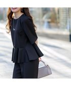 【エニィ スィス/any SiS】の【撥水・接触冷感・UVカット】コンフォートイージーペプラム ブラウス ブラック|ID: prp329100004394001 ipo3291000000034296087