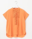 【自由区/JIYU-KU】の【洗える】ソフトリネンフリルディティール ブラウス 人気、トレンドファッション・服の通販 founy(ファニー) ファッション Fashion レディースファッション Fashion for Women トップス・カットソー Cut & Sew Tops シャツ・ブラウス・オフィスカジュアル Elegant Blouses & Button-Ups おすすめ Recommended / Our Picks シアー Sheer, See-Through スリーブ Sleeve, Long Sleeve / Short Sleeve ドレープ Drape, Draping Fabric バランス Balance, Style Balance フレンチ French, French Style フロント Front, Front Design エレガント 上品 Elegant 夏 Summer 春 Spring S/S・春夏 SS, Spring/Summer, Warm Season 洗える Machine Washable thumbnail オレンジ|ID: prp329100004395052 ipo3291000000033818658