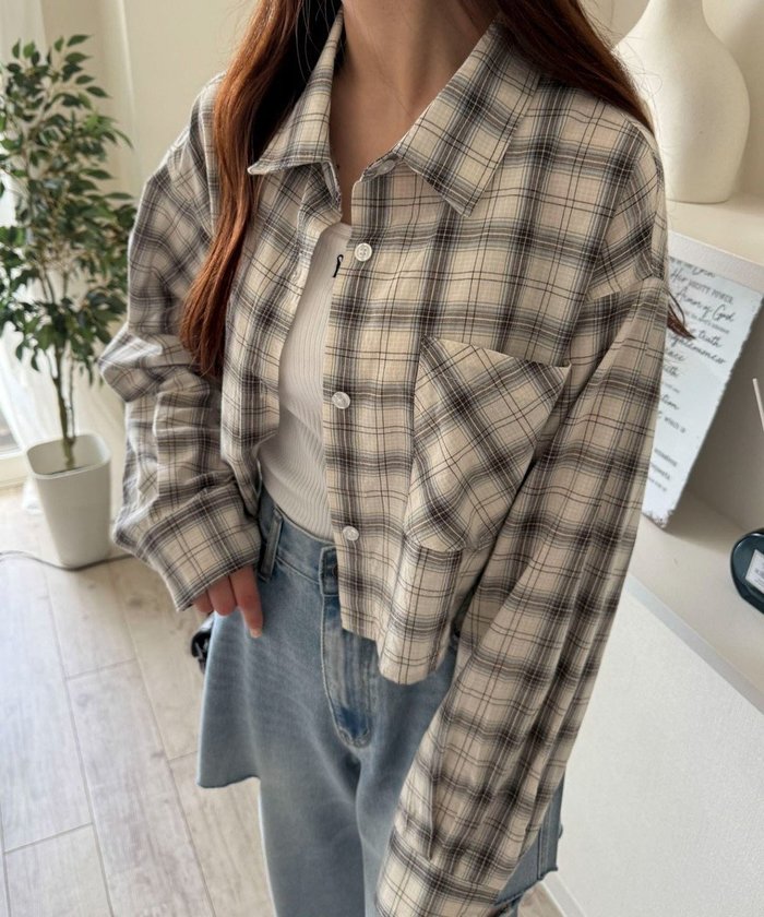 【ウィゴー/WEGO】のチェックショートシャツ インテリア・キッズ・メンズ・レディースファッション・服の通販 founy(ファニー) https://founy.com/ ファッション Fashion レディースファッション WOMEN トップス・カットソー Tops/Tshirt シャツ/ブラウス Shirts/Blouses おすすめ Recommend カーゴパンツ Cargo Pants クロップド Cropped ショート Short ストレート Straight スマホ Smartphone チェック Check デニム Denim ハーフ Half ミニスカート Mini Skirt 冬 Winter 夏 Summer 春 Spring S/S・春夏 Ss・Spring/Summer 秋 Autumn/Fall 羽織 Haori |ID: prp329100004395067 ipo3291000000032096009