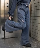 【ウィゴー/WEGO】の【ウエストゴム】ダメージスウェットワイドパンツ 人気、トレンドファッション・服の通販 founy(ファニー) ファッション Fashion レディースファッション WOMEN パンツ Pants NEW・新作・新着・新入荷 New Arrivals おすすめ Recommend ショート Short スマホ Smartphone セットアップ Set Up ボトム Bottom ヴィンテージ Vintage 夏 Summer 春 Spring S/S・春夏 Ss・Spring/Summer thumbnail ブルー|ID: prp329100004395071 ipo3291000000030731285