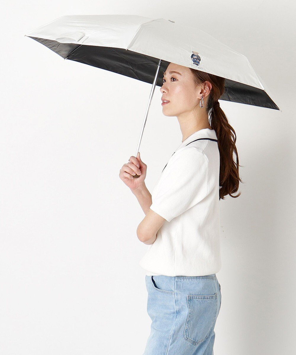 【ムーンバット/MOONBAT】の【WEB限定】POLO RALPH LAUREN(ポロ ラルフローレン) 晴雨兼用日傘 折りたたみ傘 コンパクト ポロベア 一級遮光 遮熱 UV インテリア・キッズ・メンズ・レディースファッション・服の通販 founy(ファニー) 　ファッション　Fashion　レディースファッション　Ladies' Fashion Online　傘 / レイングッズ　Umbrellas/Rainwear　アイビー　Ivy　コンパクト　Compact　傘　Umbrella　ニューヨーク　New York　日傘　Parasol　オフホワイト|ID: prp329100004397953 ipo3291000000032660019