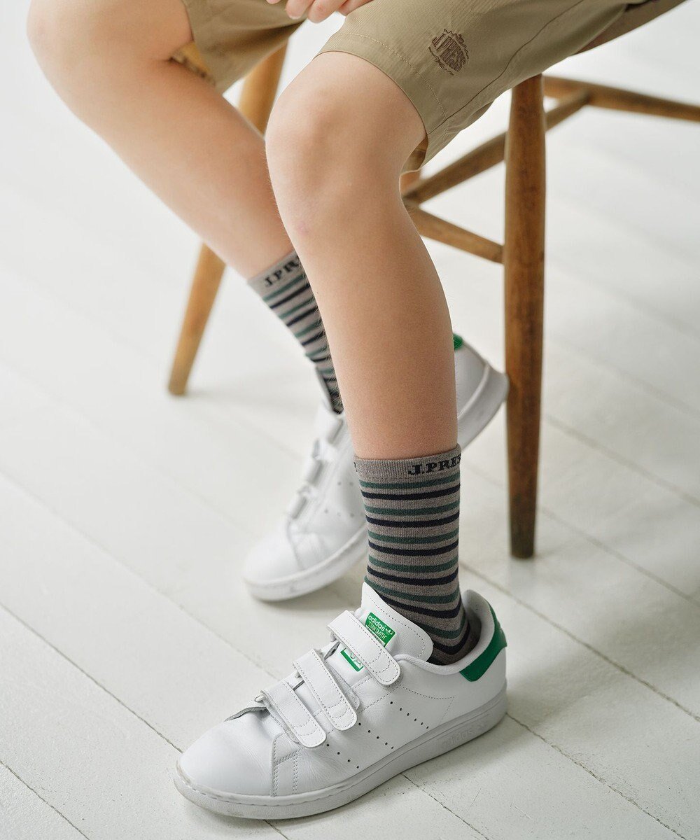 【ジェイ プレス/J.PRESS / KIDS】の【19-26cm】3P ソックス インテリア・キッズ・メンズ・レディースファッション・服の通販 founy(ファニー) 　ファッション　Fashion　キッズファッション　KIDS　シンプル　Simple　ソックス　Socks　フォーマル　Formal　ボーダー　Border　定番　Standard　無地　Plain Color　ネイビー系|ID: prp329100004397969 ipo3291000000031987875