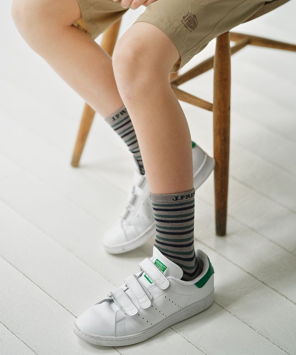 【ジェイ プレス/J.PRESS / KIDS】の【19-26cm】3P ソックス インテリア・キッズ・メンズ・レディースファッション・服の通販 founy(ファニー) 　ファッション　Fashion　キッズファッション　KIDS Children’s Clothing　シンプル　Simple　ソックス　Socks　フォーマル　Formal　ボーダー　Border　定番　Standard　無地　Plain Color　ネイビー系|ID: prp329100004397969 ipo3291000000032633290
