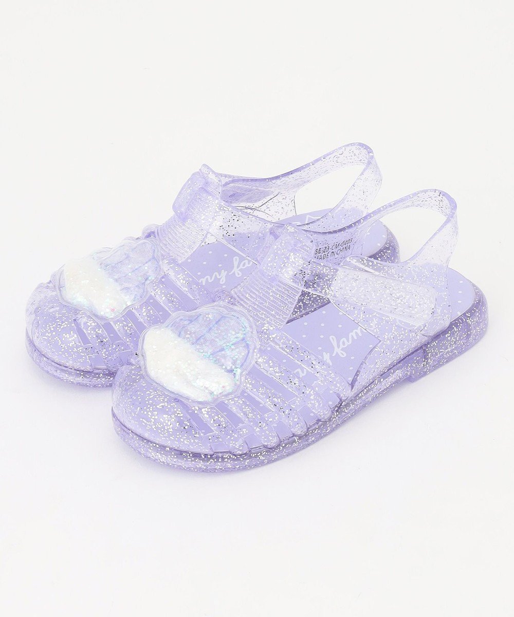 【エニファム/any FAM / KIDS】のシャラシャラ グルカ サンダル インテリア・キッズ・メンズ・レディースファッション・服の通販 founy(ファニー) 　ファッション　Fashion　キッズファッション　KIDS Children’s Clothing　サンダル　Sandals　モチーフ　Motif　再入荷　Restock/Back In Stock/Re Arrival　夏　Summer　春　Spring　S/S・春夏　Ss・Spring/Summer　楽ちん　Easy　水着　Swimsuit　ラベンダー|ID: prp329100004397973 ipo3291000000032633506