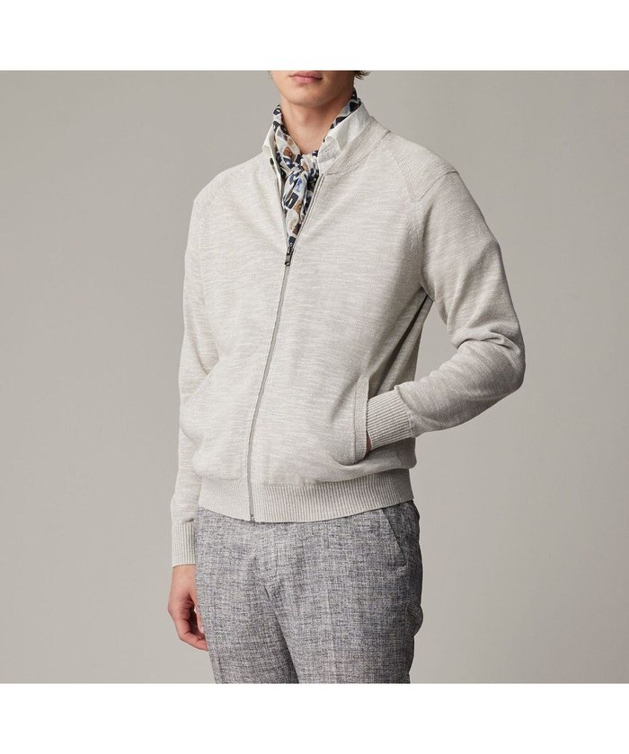 【ジョセフ アブード/JOSEPH ABBOUD / MEN】の【イタリア糸使用/清涼感/軽い/洗える/サスティナブル】スラブギマ ニット ジップ ブルゾン インテリア・キッズ・メンズ・レディースファッション・服の通販 founy(ファニー) https://founy.com/ ファッション Fashion メンズファッション MEN トップス・カットソー Tops/Tshirt/Men ニット Knit Tops カーディガン Cardigans アンサンブル Ensemble イタリア Italy 春 Spring 洗える Washable カーディガン Cardigan コーティング Coating ジップ Zip ブルゾン Blouson ベスト Vest S/S・春夏 Ss・Spring/Summer 夏 Summer |ID: prp329100004398008 ipo3291000000031791868