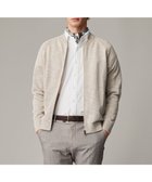 【ジョセフ アブード/JOSEPH ABBOUD / MEN】の【イタリア糸使用/清涼感/軽い/洗える/サスティナブル】スラブギマ ニット ジップ ブルゾン ベージュ系|ID: prp329100004398008 ipo3291000000033395592