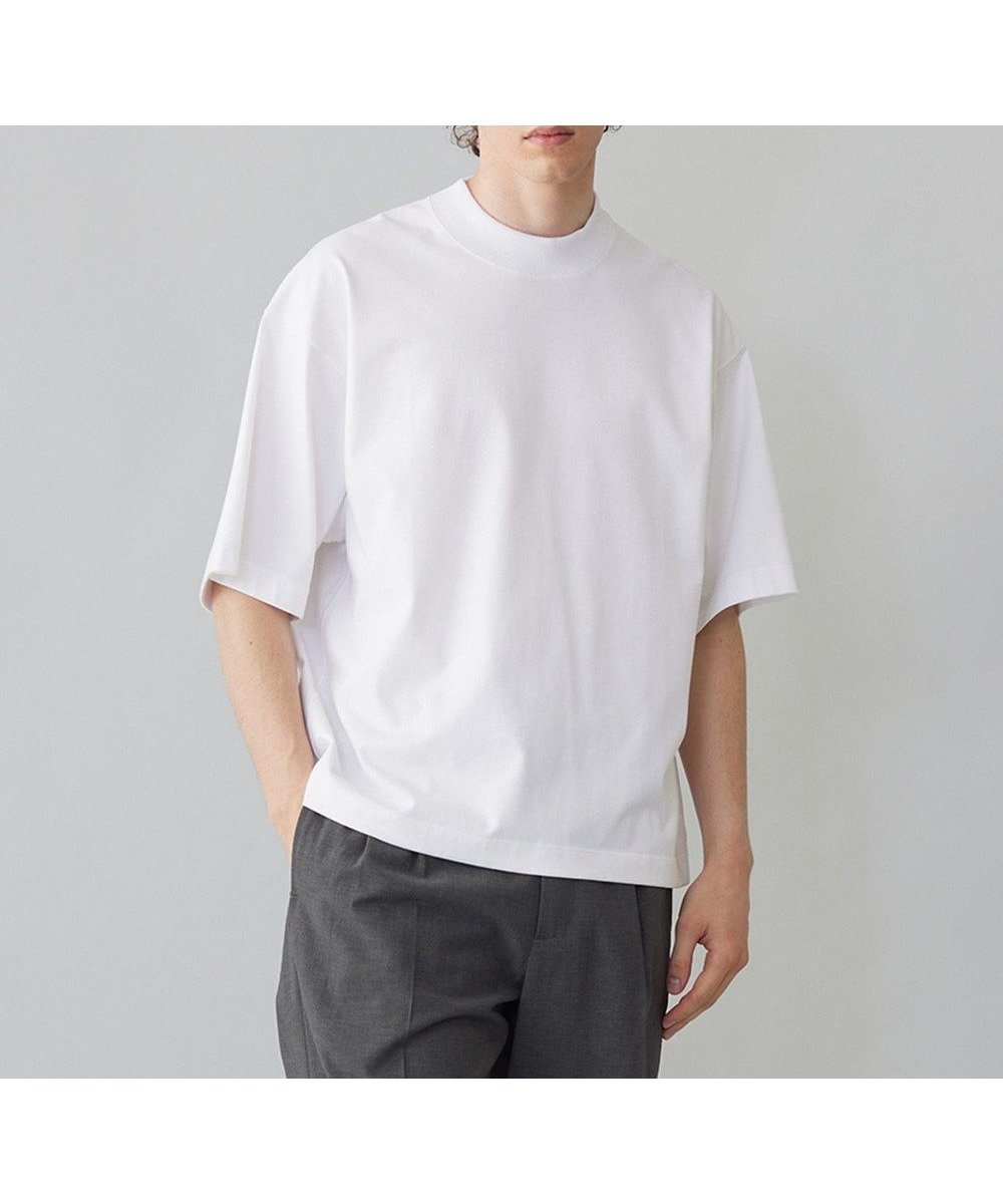 【アンフィーロ/UNFILO / MEN】の【接触冷感/吸水速乾/抗菌防臭/UVケア】ビューティーフォルム 半袖TEE 24年春夏商品 インテリア・キッズ・メンズ・レディースファッション・服の通販 founy(ファニー) 　ファッション　Fashion　メンズファッション　Fashion for Men　トップス・カットソー　Cut & Sew Tops　メンズシャツ　Shirts　インナー　Innerwear　春　Spring　カットソー　Cut and Sewn Top　吸水　Absorbent, Quick-Dry　抗菌　Antibacterial, Bacteria-Resistant　ジャケット　Jacket, Outerwear　長袖　Long Sleeve, Full Sleeve　フォルム　Silhouette, Form　半袖　Short Sleeve, Half Sleeve　ワイド　Wide, Wide Fit　S/S・春夏　SS, Spring/Summer, Warm Season　夏　Summer　ホワイト|ID: prp329100004398055 ipo3291000000032550250