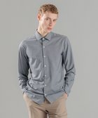 【ジョゼフ オム/JOSEPH HOMME / MEN】のハイゲージコットンジャージー レギュラーカラーシャツ ライトグレー系|ID: prp329100004398110 ipo3291000000031974975