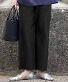 【ティアクラッセ/Tiaclasse】の【日本製・洗える・ストレッチ】エアシルキーワイドパンツ ブラック|ID: prp329100004398144 ipo3291000000030743113