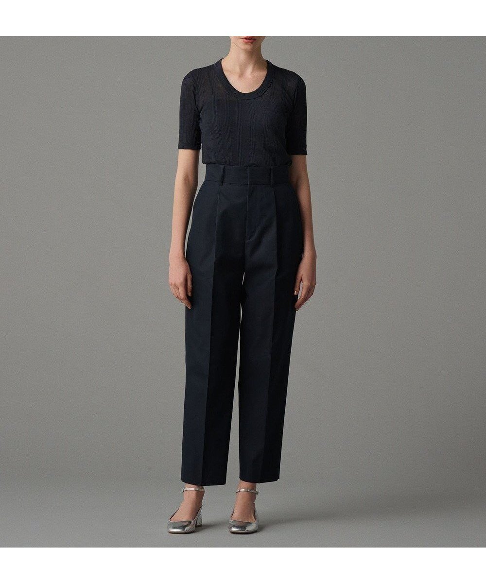 【アンクレイヴ/uncrave】の【撥水・花粉防止・洗濯機洗い可】クリアツイル テーパードパンツ(uncrave STANDARD) インテリア・キッズ・メンズ・レディースファッション・服の通販 founy(ファニー) 　ファッション　Fashion　レディースファッション　Fashion for Women　パンツ　Pants & Trousers　雑誌　Magazine, Fashion Magazine　ツイル　Twist, Twisted Detail　パターン　Pattern, Design Print　ワイド　Wide, Wide Fit　A/W・秋冬　Autumn/Winter　S/S・春夏　SS, Spring/Summer, Warm Season　夏　Summer　ネイビー|ID: prp329100004398154 ipo3291000000034274236