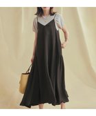 【23区/NIJYUSANKU】の【杏さん着用/接触冷感性】フィブリルツイル キャミソールフレアワンピース ダークブラウン系|ID:prp329100004398155