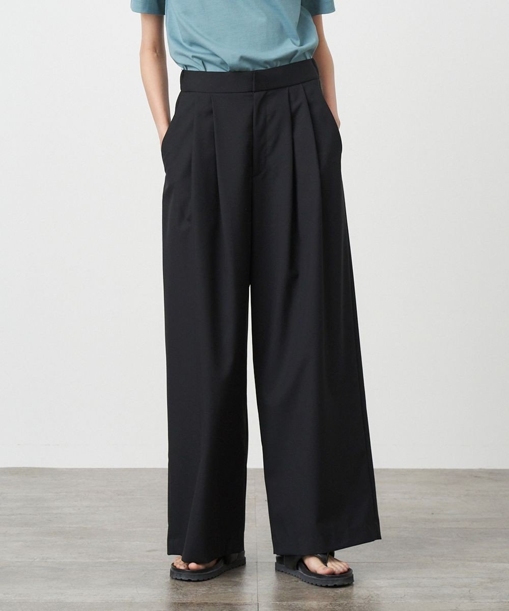 【エイトン/ATON】のWOOL TROPICAL ワイドイージーパンツ 人気、トレンドファッション・服の通販 founy(ファニー) ファッション Fashion レディースファッション Fashion for Women パンツ Pants & Trousers スーツ Suit, Formalwear メンズ Men's, Menswear リラックス Relax, Relaxed Fit 夏 Summer S/S・春夏 SS, Spring/Summer, Warm Season A/W・秋冬 Autumn/Winter other-1|ID: prp329100004398184 ipo3291000000033689564