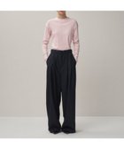 【エイトン/ATON】のWOOL TROPICAL ワイドイージーパンツ NAVY|ID: prp329100004398184 ipo3291000000033689566