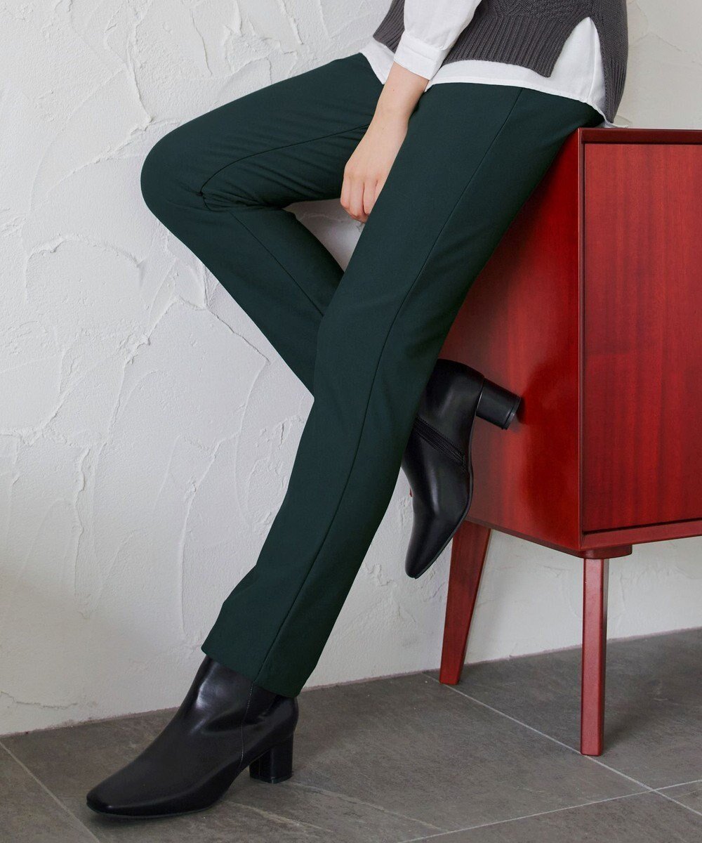 【ティアクラッセ/Tiaclasse】の【安田美沙子さん着用・新色追加・日本製】すふれ起毛ストレートパンツ インテリア・キッズ・メンズ・レディースファッション・服の通販 founy(ファニー) 　ファッション　Fashion　レディースファッション　Fashion for Women　パンツ　Pants & Trousers　アクセサリー　Fashion Accessories　ギャザー　Gathered, Ruffled　シューズ　Shoes, Footwear　スキニー　Skinny, Slim Fit　ストレッチ　Stretch, Stretchy Fabric　ストレート　Straight, Straight Cut　スニーカー　Sneakers, Trainers　チュニック　Tunic, Long Top　フィット　Fit, Slim Fit　ポケット　Pocket, Pocket Detail　レギンス　Leggings, Stretch Pants　楽ちん　Easy Fit, Comfortable　A/W・秋冬　Autumn/Winter　再入荷　Restock / Back in Stock　新作・新入荷　New Arrivals / New In　プチプライス・低価格　Affordable / Budget Price　日本製　Made In Japan　ビジネス 仕事 通勤　Business / Work / Commuting　グリーン|ID: prp329100004398191 ipo3291000000034348716