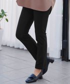 【ティアクラッセ/Tiaclasse】の【安田美沙子さん着用・新色追加・日本製】すふれ起毛ストレートパンツ ブラック|ID: prp329100004398191 ipo3291000000034348718