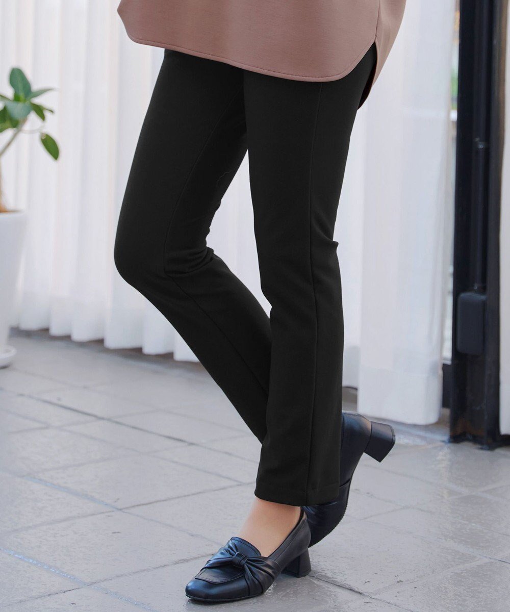 【ティアクラッセ/Tiaclasse】の【安田美沙子さん着用・新色追加・日本製】すふれ起毛ストレートパンツ インテリア・キッズ・メンズ・レディースファッション・服の通販 founy(ファニー) 　ファッション　Fashion　レディースファッション　Fashion for Women　パンツ　Pants & Trousers　アクセサリー　Fashion Accessories　ギャザー　Gathered, Ruffled　シューズ　Shoes, Footwear　スキニー　Skinny, Slim Fit　ストレッチ　Stretch, Stretchy Fabric　ストレート　Straight, Straight Cut　スニーカー　Sneakers, Trainers　チュニック　Tunic, Long Top　フィット　Fit, Slim Fit　ポケット　Pocket, Pocket Detail　レギンス　Leggings, Stretch Pants　楽ちん　Easy Fit, Comfortable　A/W・秋冬　Autumn/Winter　再入荷　Restock / Back in Stock　新作・新入荷　New Arrivals / New In　プチプライス・低価格　Affordable / Budget Price　日本製　Made In Japan　ビジネス 仕事 通勤　Business / Work / Commuting　ブラック|ID: prp329100004398191 ipo3291000000034348718
