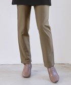 【ティアクラッセ/Tiaclasse】の【安田美沙子さん着用・新色追加・日本製】すふれ起毛ストレートパンツ モカカーキ|ID: prp329100004398191 ipo3291000000035574983