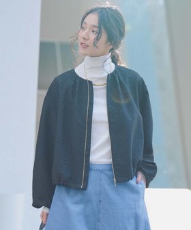 【23区/NIJYUSANKU】の【洗える】ジオメトリックジャカード ブルゾン 人気、トレンドファッション・服の通販 founy(ファニー) ファッション Fashion レディースファッション WOMEN アウター Coat Outerwear ジャケット Jackets ブルゾン Blouson/Jackets 2025年 2025 2025春夏・S/S Ss,Spring/Summer,2025 ジャカード Jacquard ジャケット Jacket ストレッチ Stretch ツイード Tweed フロント Front ブルゾン Blouson エレガント 上品 Elegant 夏 Summer 春 Spring S/S・春夏 Ss・Spring/Summer 洗える Washable |ID:prp329100004398243