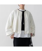 【23区/NIJYUSANKU】の【洗える】ジオメトリックジャカード ブルゾン 人気、トレンドファッション・服の通販 founy(ファニー) ファッション Fashion レディースファッション WOMEN アウター Coat Outerwear ジャケット Jackets ブルゾン Blouson/Jackets 2025年 2025 2025春夏・S/S Ss,Spring/Summer,2025 ジャカード Jacquard ジャケット Jacket ストレッチ Stretch ツイード Tweed フロント Front ブルゾン Blouson エレガント 上品 Elegant 夏 Summer 春 Spring S/S・春夏 Ss・Spring/Summer 洗える Washable thumbnail アイボリー系|ID: prp329100004398243 ipo3291000000031962367