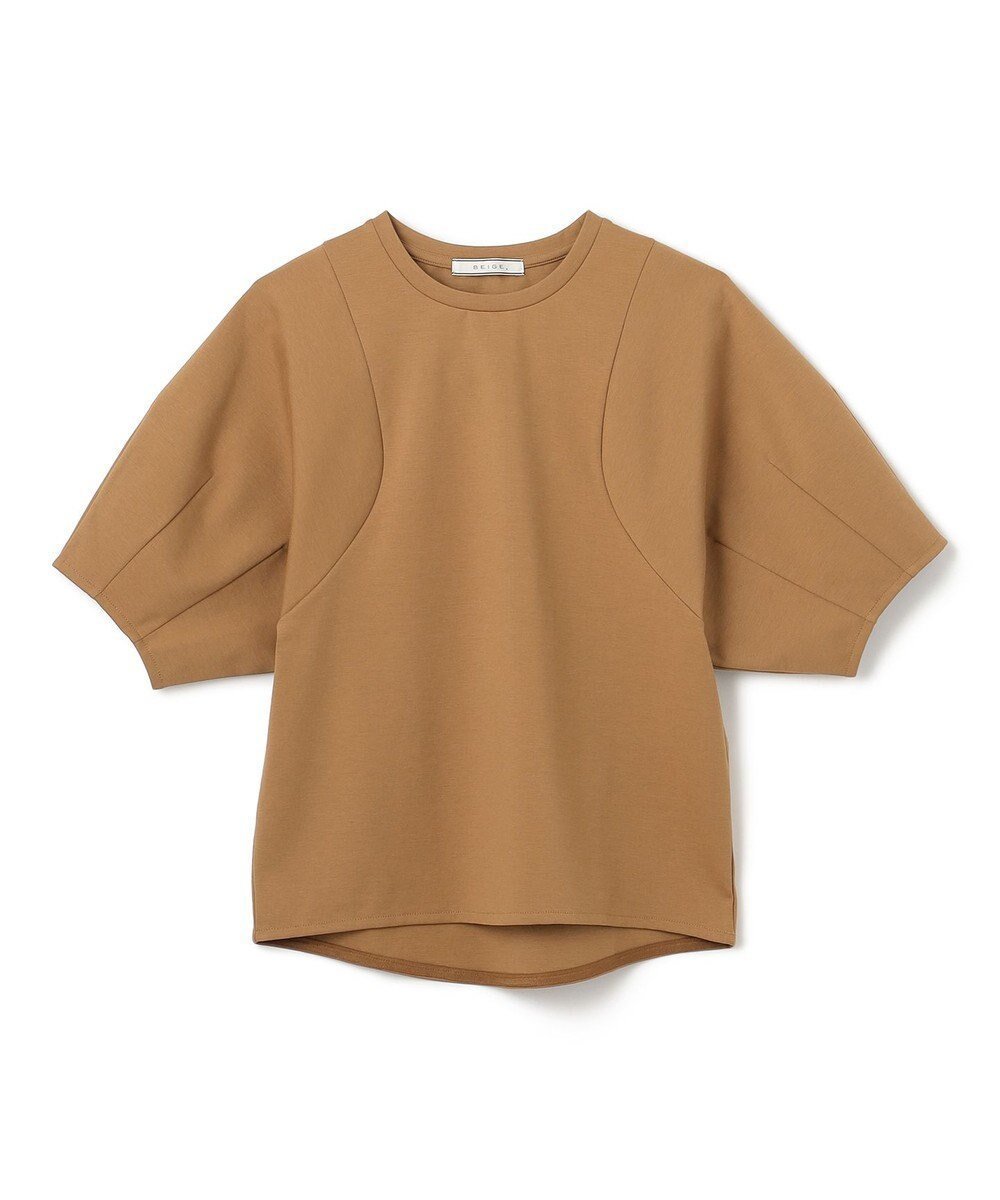 【ベイジ,/BEIGE,】の【洗える】PROVANCE / カットソー インテリア・キッズ・メンズ・レディースファッション・服の通販 founy(ファニー) 　ファッション　Fashion　レディースファッション　WOMEN　トップス・カットソー　Tops/Tshirt　シャツ/ブラウス　Shirts/Blouses　ロング / Tシャツ　T-Shirts　カットソー　Cut and Sewn　カットソー　Cut And Sew　コンパクト　Compact　フォルム　Form　ロング　Long　ビジネス 仕事 通勤　Business　半袖　Short Sleeve　夏　Summer　春　Spring　S/S・春夏　Ss・Spring/Summer　洗える　Washable　Camel|ID: prp329100004398277 ipo3291000000030983876