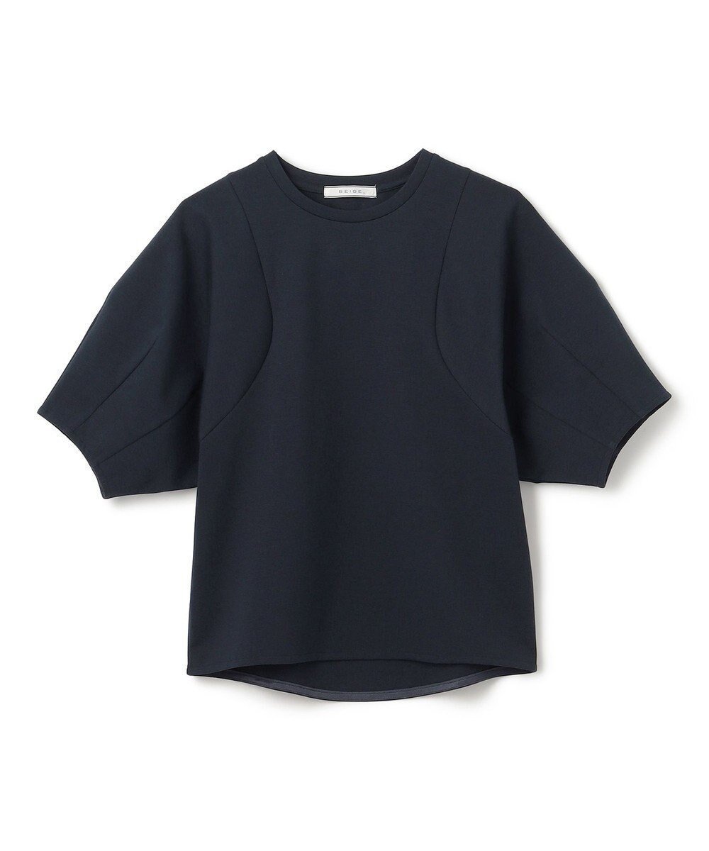 【ベイジ,/BEIGE,】の【洗える】PROVANCE / カットソー インテリア・キッズ・メンズ・レディースファッション・服の通販 founy(ファニー) 　ファッション　Fashion　レディースファッション　WOMEN　トップス・カットソー　Tops/Tshirt　シャツ/ブラウス　Shirts/Blouses　ロング / Tシャツ　T-Shirts　カットソー　Cut and Sewn　カットソー　Cut And Sew　コンパクト　Compact　フォルム　Form　ロング　Long　ビジネス 仕事 通勤　Business　半袖　Short Sleeve　夏　Summer　春　Spring　S/S・春夏　Ss・Spring/Summer　洗える　Washable　Navy|ID: prp329100004398277 ipo3291000000030983877
