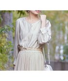 【ティアクラッセ/Tiaclasse】の【洗える】シアーピンタックブラウス アイボリー|ID: prp329100004398280 ipo3291000000031973171