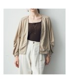 【イェッカ ヴェッカ/YECCA VECCA】のレーヨン麻ZIPジャケット 人気、トレンドファッション・服の通販 founy(ファニー) ファッション Fashion レディースファッション WOMEN アウター Coat Outerwear ジャケット Jackets ノーカラージャケット No Collar Leather Jackets おすすめ Recommend ジャケット Jacket バランス Balance ボトム Bottom ポケット Pocket リネン Linen 夏 Summer 春 Spring S/S・春夏 Ss・Spring/Summer thumbnail Beige|ID: prp329100004398284 ipo3291000000030894273