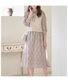 【エニィ スィス/any SiS】の【2SET】ニットジレワンピース セット ベージュ系|ID: prp329100004398602 ipo3291000000031966359