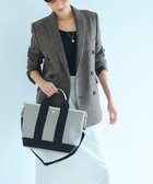 【トプカピ/TOPKAPI】の【Breath TOPKAPI】スコッチグレイン ネオレザー トート バッグ ショルダー付き M グレージュ|ID: prp329100004398741 ipo3291000000031966393