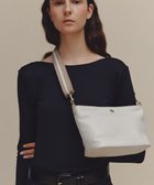 【トプカピ/TOPKAPI】の【TREASURE TOPKAPI】ソフトシュリンク テープ コンビ レザー ミニショルダーバッグ ホワイト|ID: prp329100004398861 ipo3291000000031755875