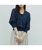 【23区/NIJYUSANKU】の【新色追加】シャイニーシアー ニット カーディガン [WEB限定]ネイビー系|ID: prp329100004398971 ipo3291000000031968068