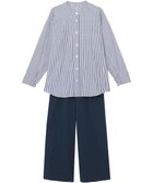 【ワコール 睡眠科学/wacoal suimin】のパジャマ 長袖 長ズボン 綿混(本体) レディース YDX509 睡眠科学/ワコール ブルー|ID: prp329100004399002 ipo3291000000031952280