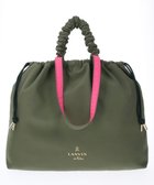 【ランバン オン ブルー/LANVIN en Bleu】のクラリス 2wayバッグ 人気、トレンドファッション・服の通販 founy(ファニー) ファッション Fashion レディースファッション WOMEN バッグ Bag シンプル Simple ハンドバッグ Handbag フラット Flat 巾着 Purse thumbnail カーキ|ID: prp329100004399065 ipo3291000000030746730