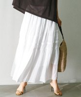 【23区/NIJYUSANKU】の【洗える】ブロドリーダンテル ティアードスカート 人気、トレンドファッション・服の通販 founy(ファニー) ファッション Fashion レディースファッション WOMEN スカート Skirt ティアードスカート Tiered Skirts 春 Spring 洗える Washable ギャザー Gather ダウン Down ティアード Tiered ティアードスカート Tiered Skirt フォルム Form ベーシック Basic レース Race S/S・春夏 Ss・Spring/Summer 再入荷 Restock/Back In Stock/Re Arrival おすすめ Recommend 夏 Summer 2024年 2024 2024春夏・S/S Ss,Spring/Summer,2024 |ID:prp329100004399142