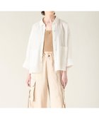 【グレース コンチネンタル/GRACE CONTINENTAL】のコクーンシルエットシャツ ホワイト|ID: prp329100004399146 ipo3291000000034628724