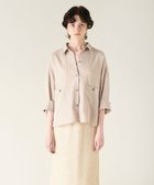 【グレース コンチネンタル/GRACE CONTINENTAL】のコクーンシルエットシャツ ベージュ|ID: prp329100004399146 ipo3291000000034628725