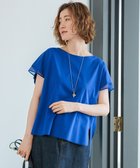 【23区/NIJYUSANKU】の【洗える】スムースコンビジャージー フレンチスリーブ カットソー 人気、トレンドファッション・服の通販 founy(ファニー) ファッション Fashion レディースファッション WOMEN トップス・カットソー Tops/Tshirt シャツ/ブラウス Shirts/Blouses ロング / Tシャツ T-Shirts カットソー Cut and Sewn 春 Spring 洗える Washable カットソー Cut And Sew コンビ Combination 吸水 Water Absorption シアー Sheer スリーブ Sleeve 定番 Standard フォルム Form フレンチ French フロント Front ベーシック Basic S/S・春夏 Ss・Spring/Summer 夏 Summer 2024年 2024 2024春夏・S/S Ss,Spring/Summer,2024 thumbnail ロイヤルブルー|ID: prp329100004399510 ipo3291000000030748404