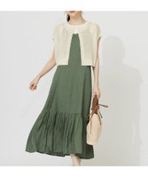 【エニィ スィス/any SiS】の【貴島明日香さんコラボ・3点セット】メッシュ ニット×キャミ ワンピース 人気、トレンドファッション・服の通販 founy(ファニー) ファッション Fashion レディースファッション Ladies' Fashion Online ワンピース Dress キャミワンピース No Sleeve Dresses インナー Inner エアリー Airy ヴィンテージ Vintage 春 Spring キャミ Cami キャミワンピース Cami Dress コラボ Collaboration シンプル Simple スリット Slit スリーブ Sleeve セットアップ Set Up フィット Fit フレア Flare フレンチ French メッシュ Mesh S/S・春夏 Ss・Spring/Summer おすすめ Recommend 夏 Summer エレガント 上品 Elegant |ID:prp329100004399540